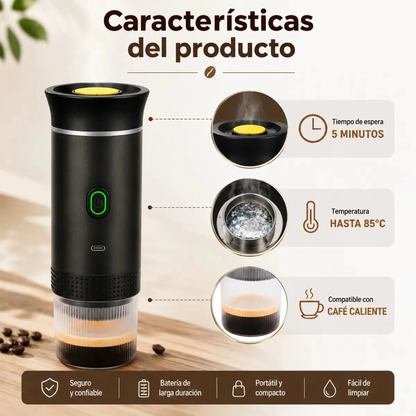 Cafetera Portatil Elite 3 en 1